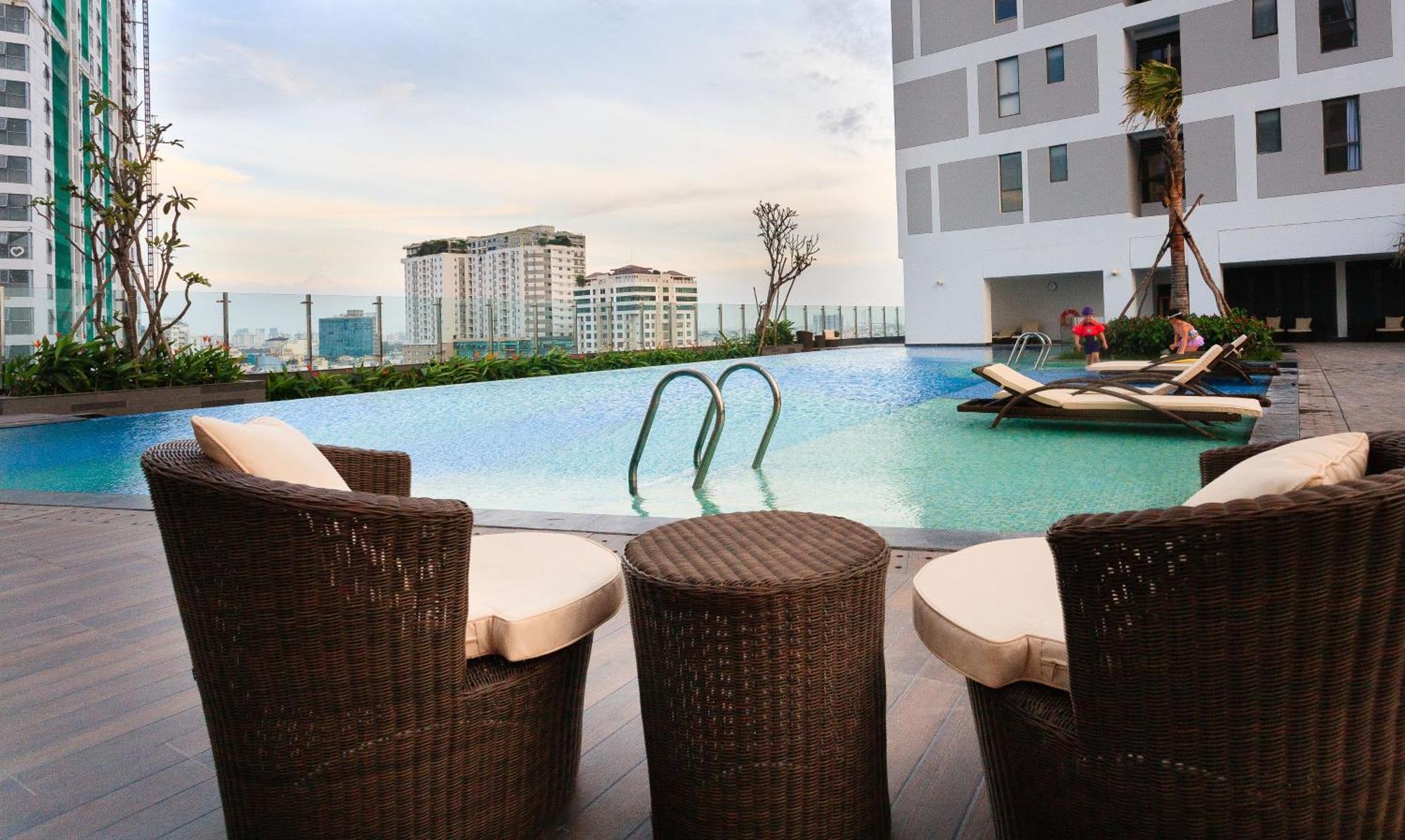 Min' Apartment - Rivergate Residence Downtown Bui Vien - Free Pool Hô Chi Minh-Ville Extérieur photo