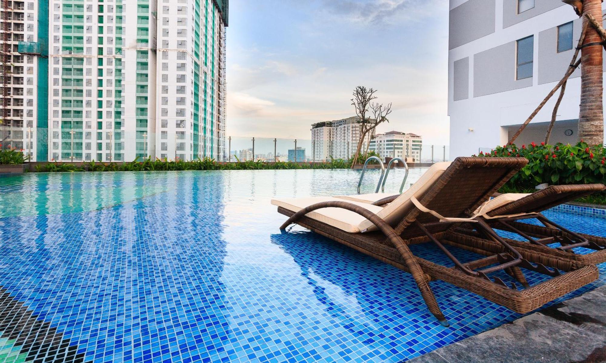 Min' Apartment - Rivergate Residence Downtown Bui Vien - Free Pool Hô Chi Minh-Ville Extérieur photo